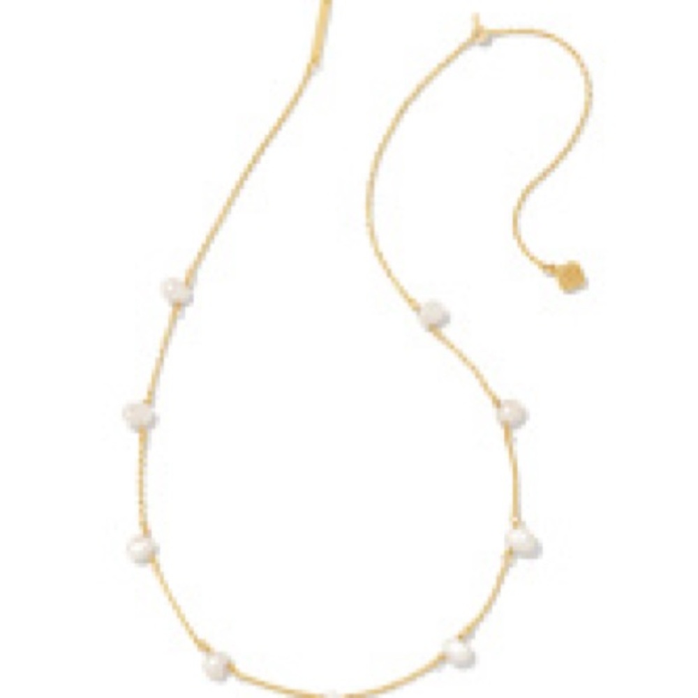 Leighton Gold Pearl Strand Necklace in Freshwater Cultured Pearl NWOT - Picture 2 of 9